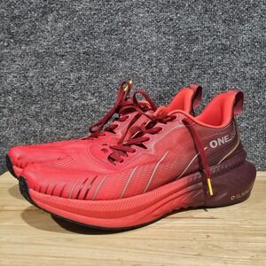 Onemix Red Road Running Shoes for Men Air Cushion Outdoor Sport Shoes Size 44 10